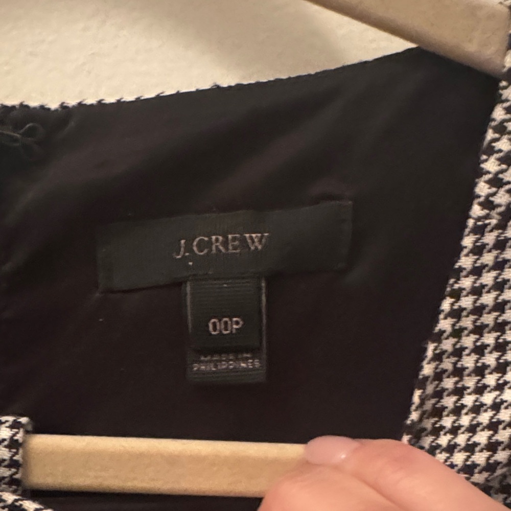 J. Crew Black and White Mini Dress - Picture 2 of 4